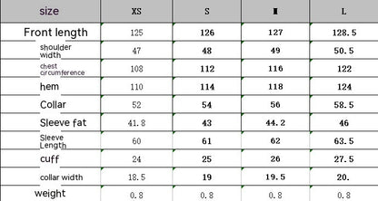 Autumn New European And American Style Fleece Double Row Ornament Loose Overcoat Coat