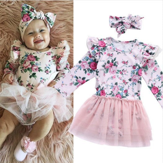 Baby floral Long Sleeve Dress