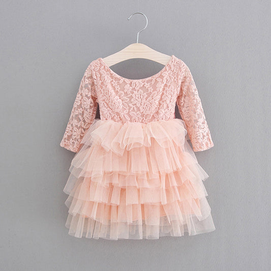 Children's dress princess dress net gauze tutu skirt