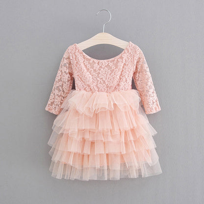 Children's dress princess dress net gauze tutu skirt