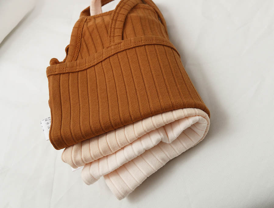 Girls' Solid Color Pajamas Homewear Set