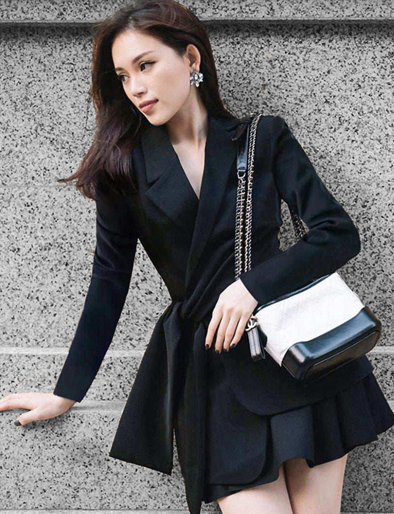 Spring And Autumn European And American Women's Clothing Wholesale Elegant Slim Fit