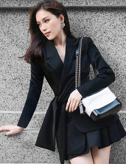 Spring And Autumn European And American Women's Clothing Wholesale Elegant Slim Fit