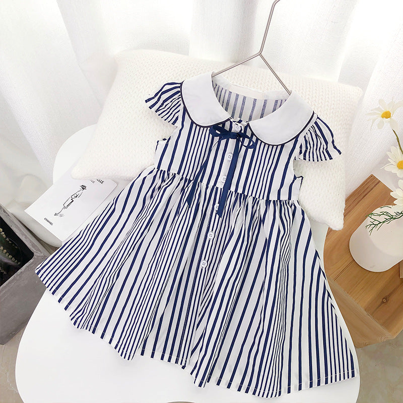 Children's striped dress