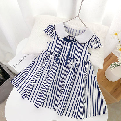 Children's striped dress