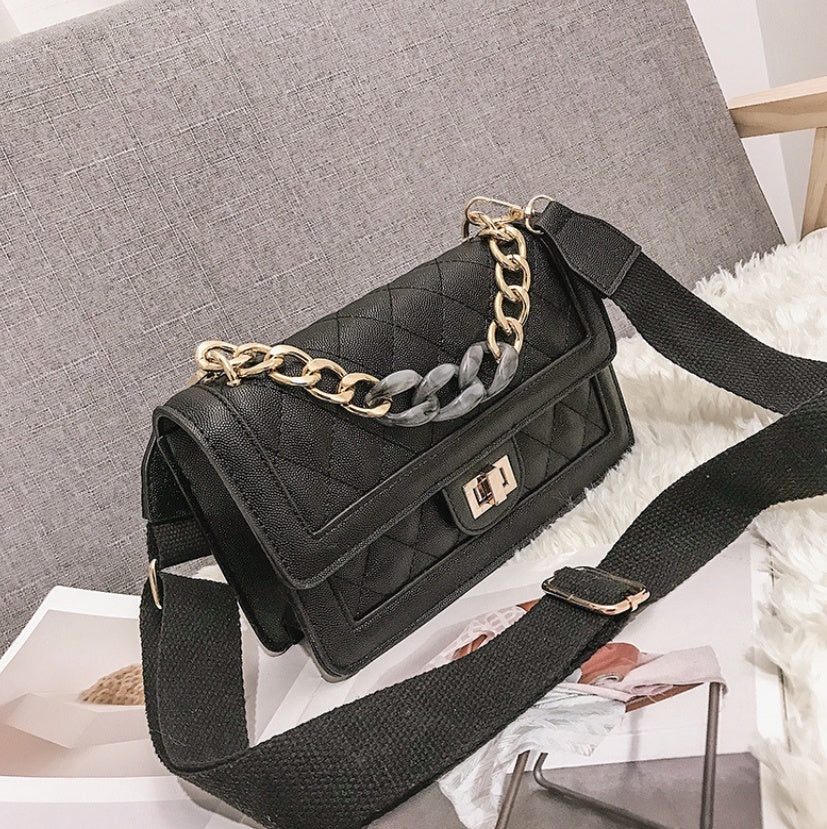 Small fragrance rhombic retro handbags gradient chain shoulder bag Messenger bag handbag