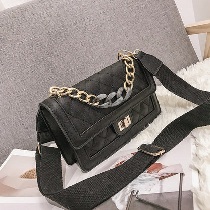 Small fragrance rhombic retro handbags gradient chain shoulder bag Messenger bag handbag