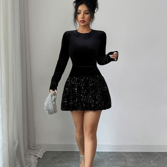 Elegant And Advanced Sequin Dress For Women