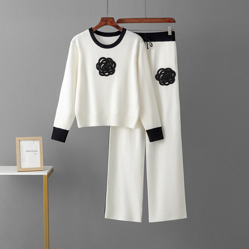 European And American Fashion Suit Women's Spring And Autumn Loose And Irregular Knitting