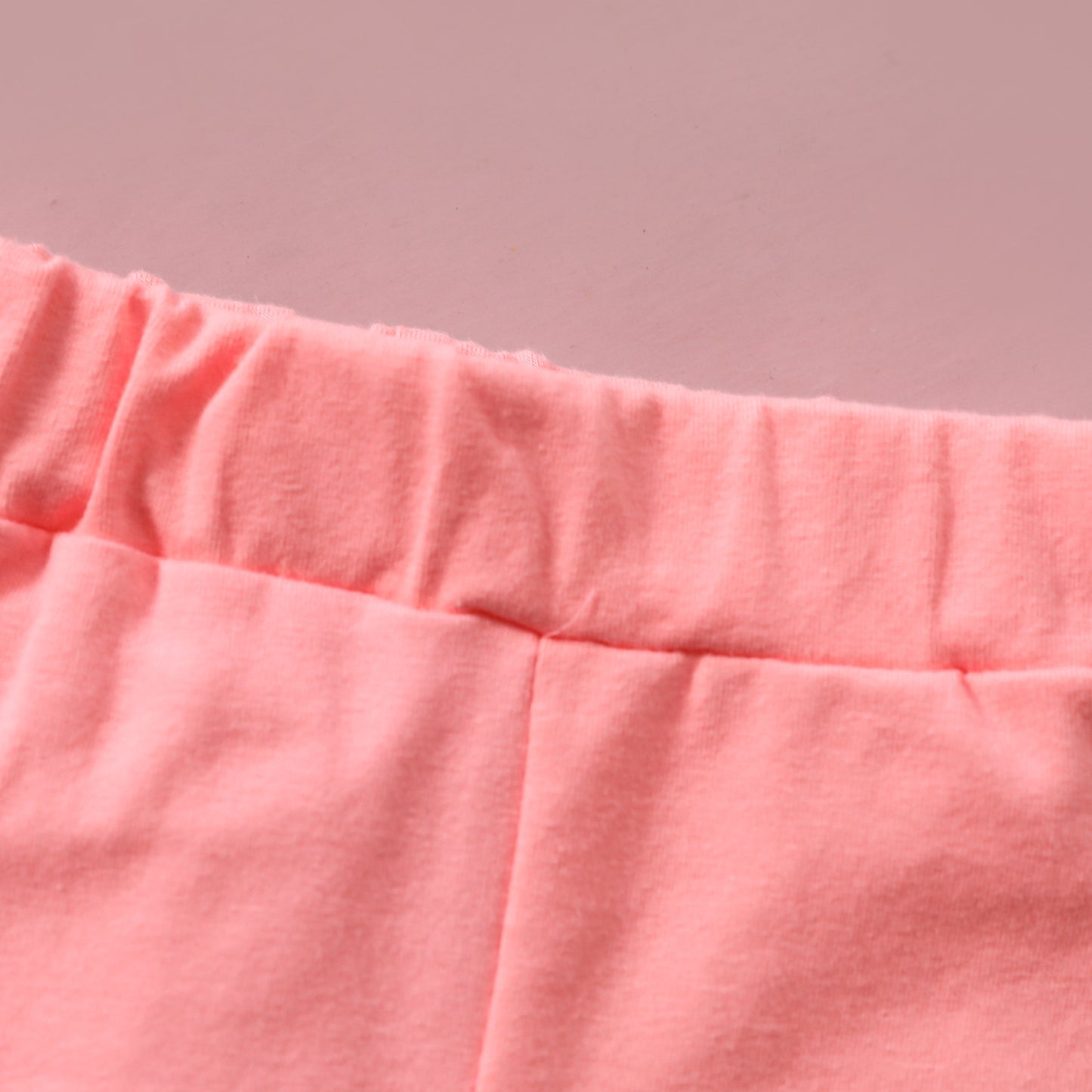 Baby Girl Alphabet Print Short-sleeved Trousers Suit