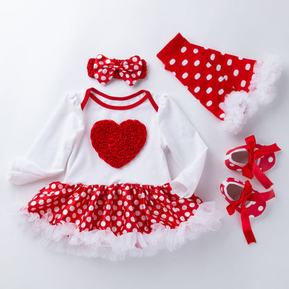 European and American baby holiday suit