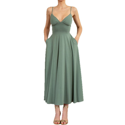 Fashionable Elegant High-end Sling Women's Dress