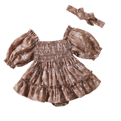 Baby Dress Cotton Short Sleeved Kazakhstan Jumpsuit