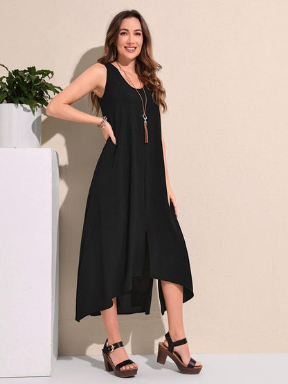 Women's Casual Loose Sleeveless Dress