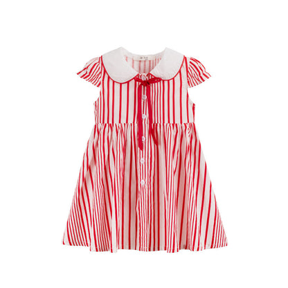 Children's striped dress