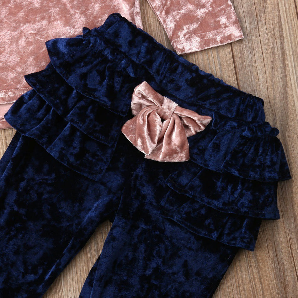 Long-sleeved three-piece suit