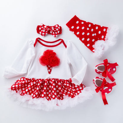 European and American baby holiday suit