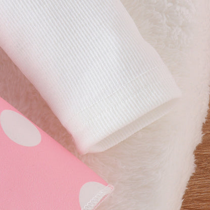 Sweet Baby Girl Long-sleeved Jumpsuit Rabbit Romper Headdress