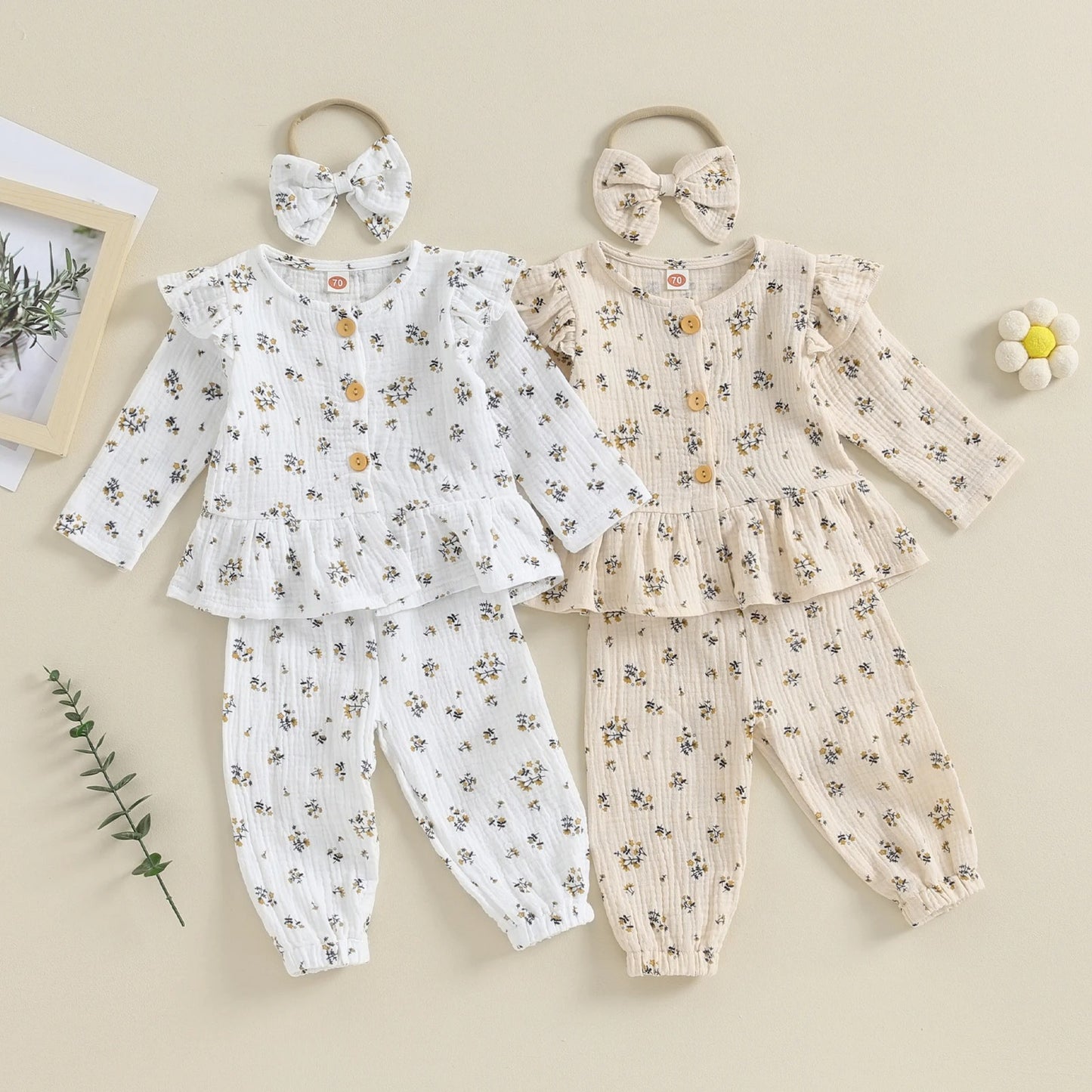 High Cotton Double-layer Cotton Long-sleeve Suit Home Wear