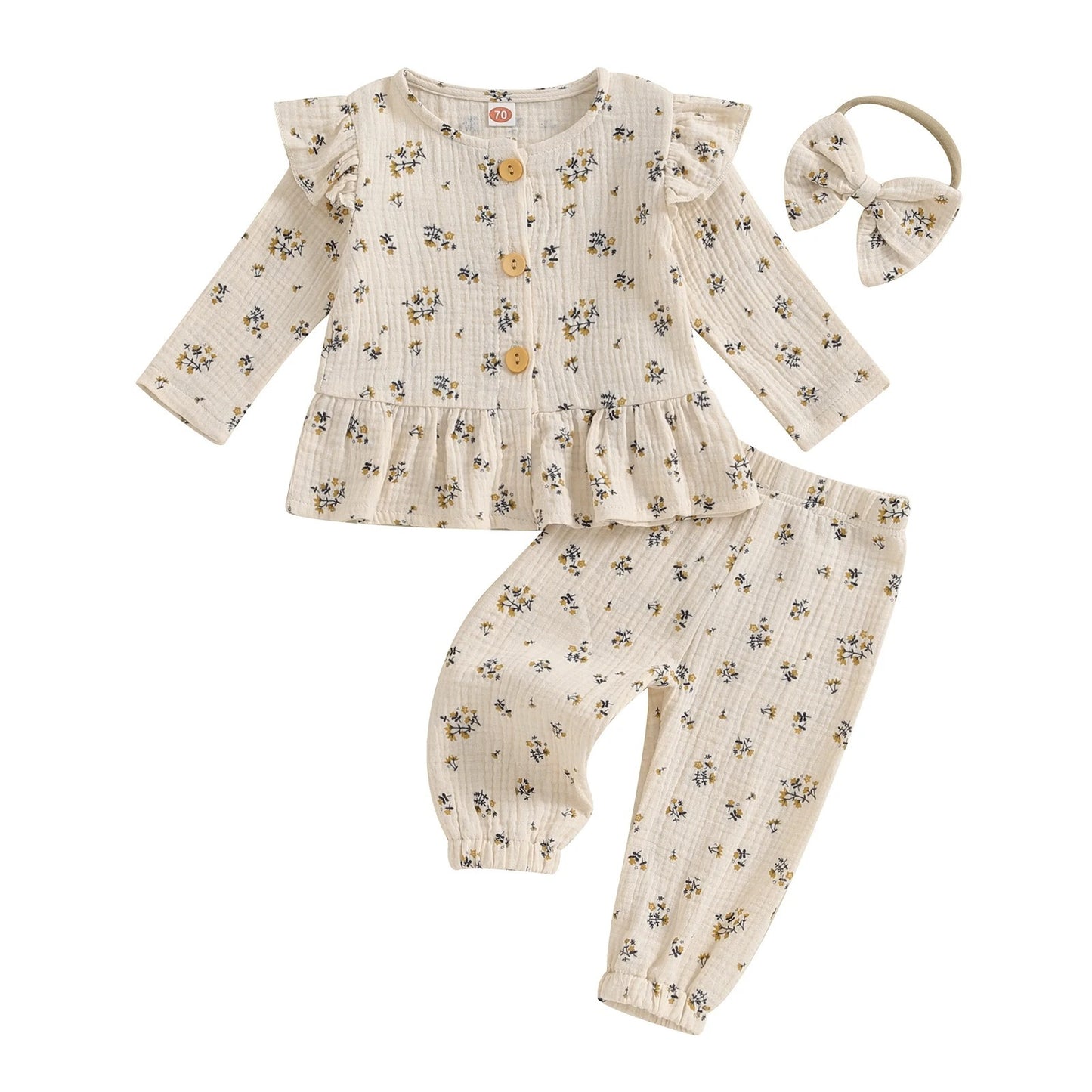 High Cotton Double-layer Cotton Long-sleeve Suit Home Wear