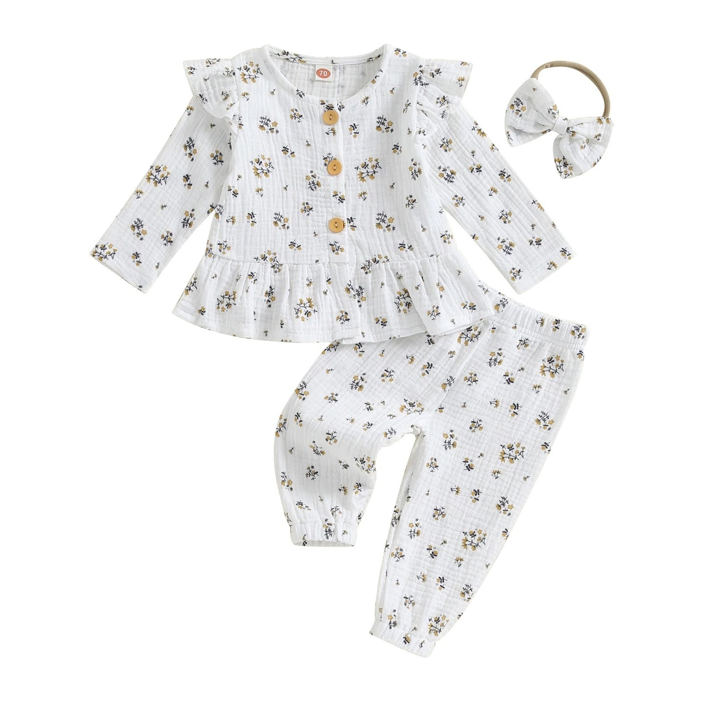 High Cotton Double-layer Cotton Long-sleeve Suit Home Wear