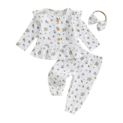 High Cotton Double-layer Cotton Long-sleeve Suit Home Wear