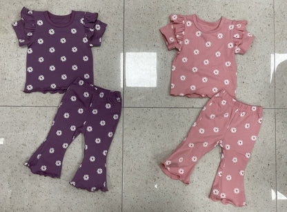 Children's Tops And Pants Printing Suit