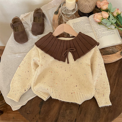 New Girl's Cardigan Coat Set