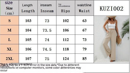 Women's Wide-legged Pants Casual Trousers