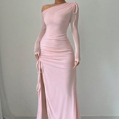 Ladies Fashion Slim Knit Dress