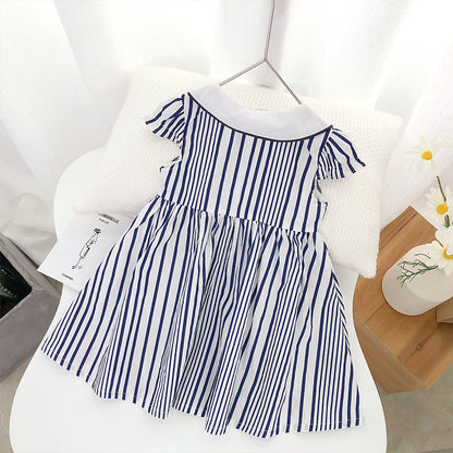 Children's striped dress