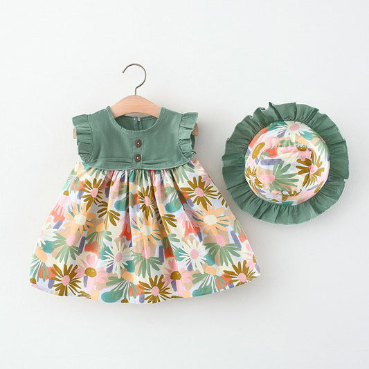 Fashion Girls Korean Cotton Dress