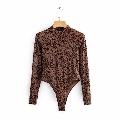 New sexy stand collar gold mesh bodysuit