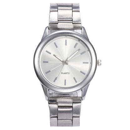 Alloy steel band ladies watch casual quartz watch
