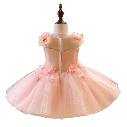 Flower Girl Wedding Dress Girl Niche High-end Children Princess Dress