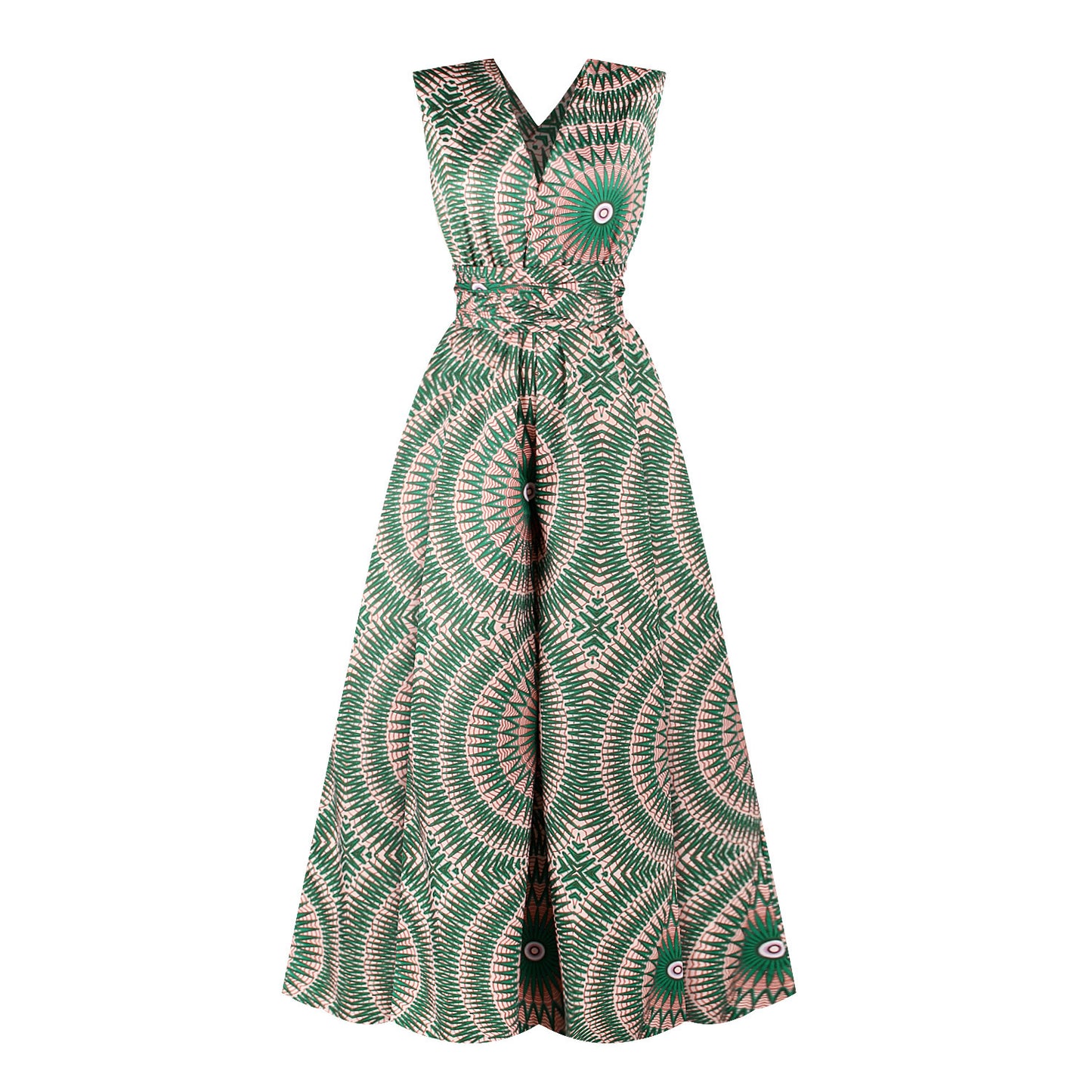 A Variety Of Strapping Methods DIY Wide-leg Jumpsuit Women