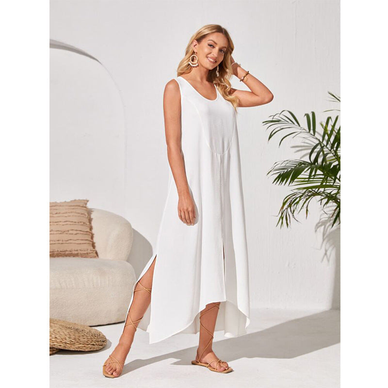 Women's Casual Loose Sleeveless Dress