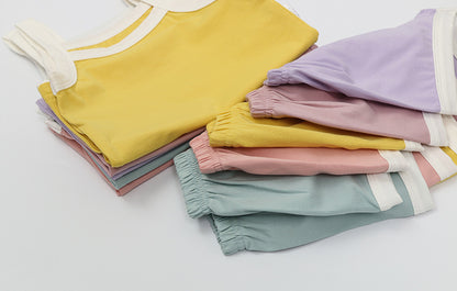 Baby Loungewear Summer Casual Sling Suit