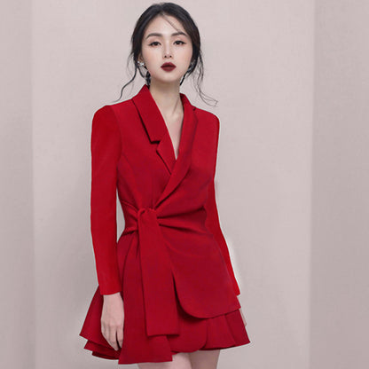 Spring And Autumn European And American Women's Clothing Wholesale Elegant Slim Fit