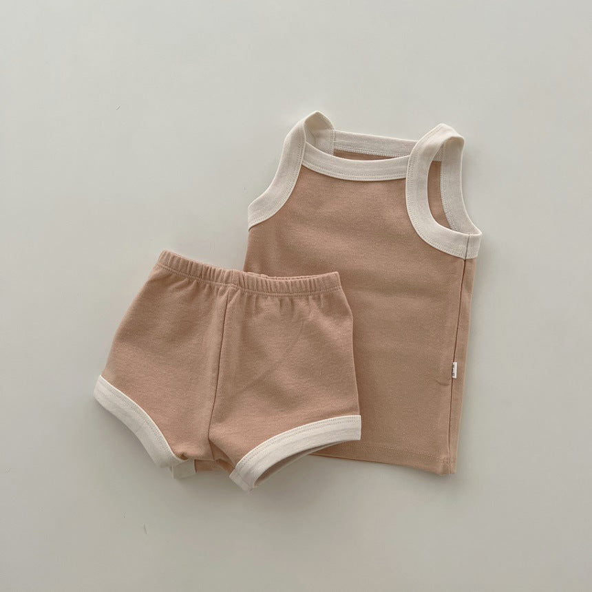 Baby Loungewear Summer Casual Sling Suit
