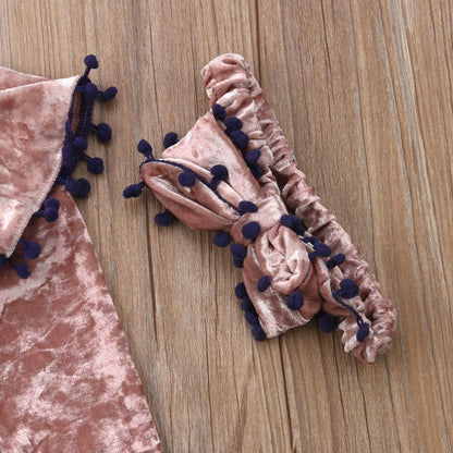 Long-sleeved three-piece suit