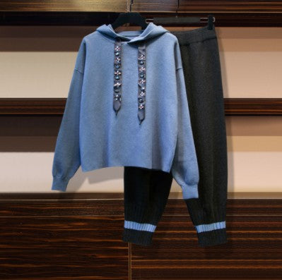 New Hooded Knitted Sweater Jacket Casual