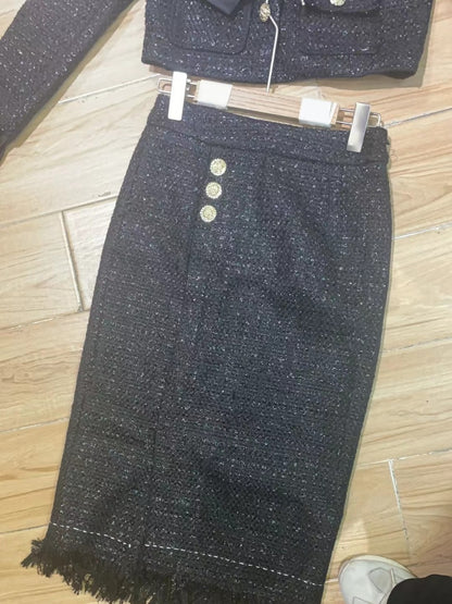 Autumn And Winter New Single-breasted Two-piece Suit