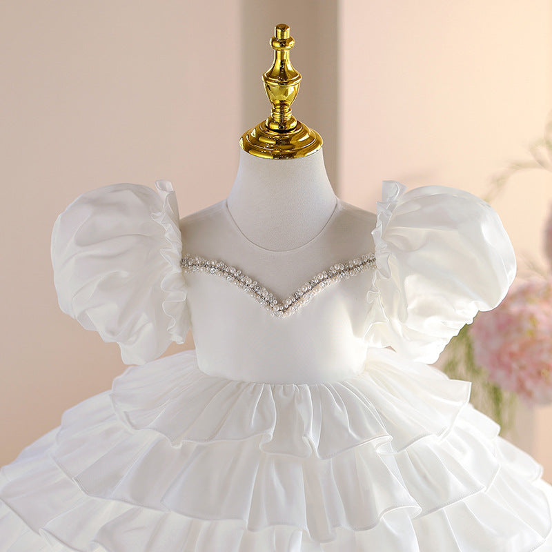 Girl's Dress Light Luxury Wedding Dress Princess Dress