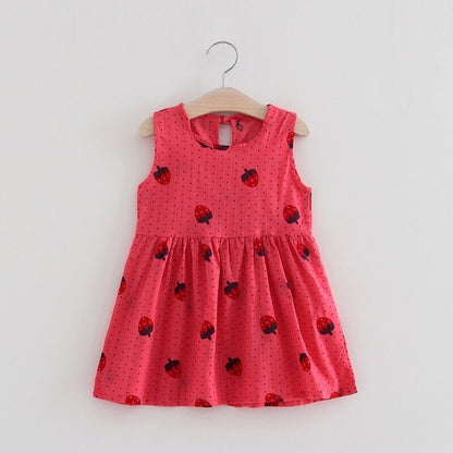 Sleeveless children's skirt