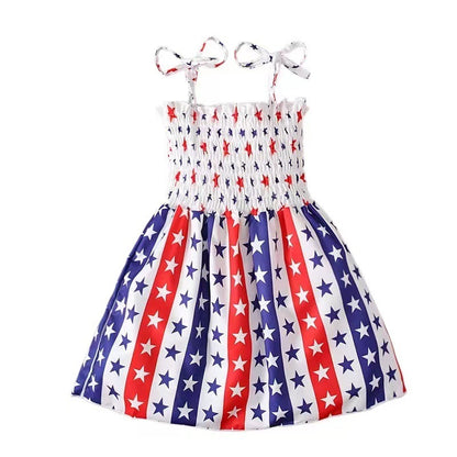 European And American Love Print Girls Dress
