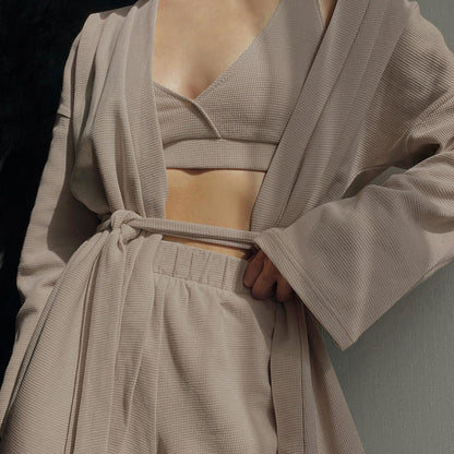 European And American Fashion Long Sleeve Nightgown