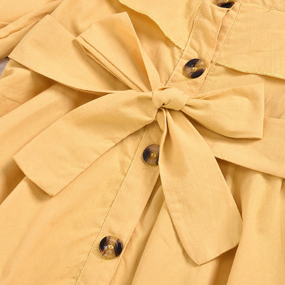 Sling Plain Cardigan Jumpsuit Princess Dress In Two Colors