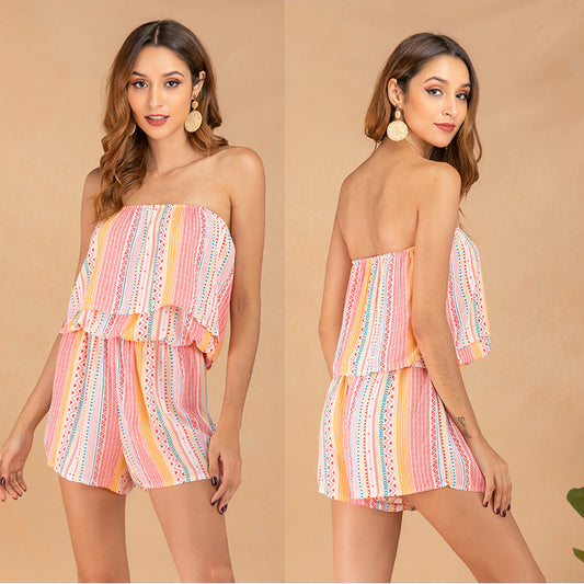 Wrapped chest coveralls