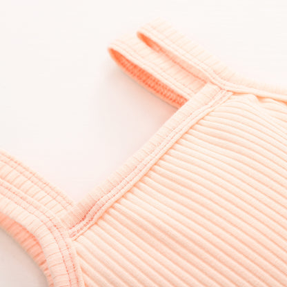 Summer Girls' Camisole Trousers Suit